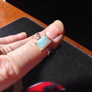 Sterling Silver Opal Ring